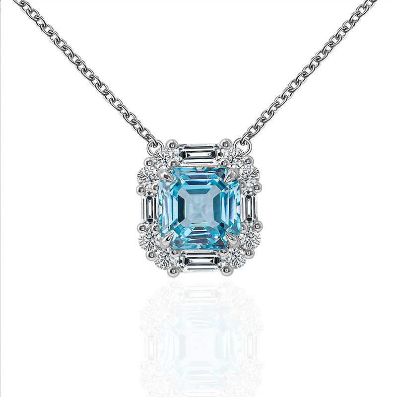 Designer luxury direct K gold pendant necklace for women, niche versatile collarbone necklace