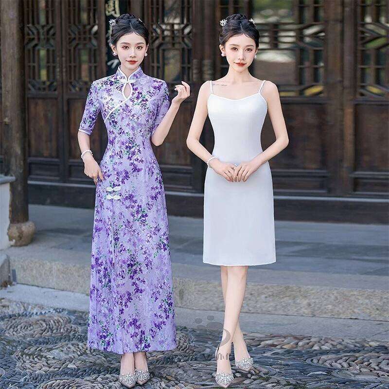 Elegant Summer Harajuku Cosplay Costumes Chinese Style Qipao Dress Women Clothes Cheongsam Vintage Fashion Clothing Party MAKOUFEI