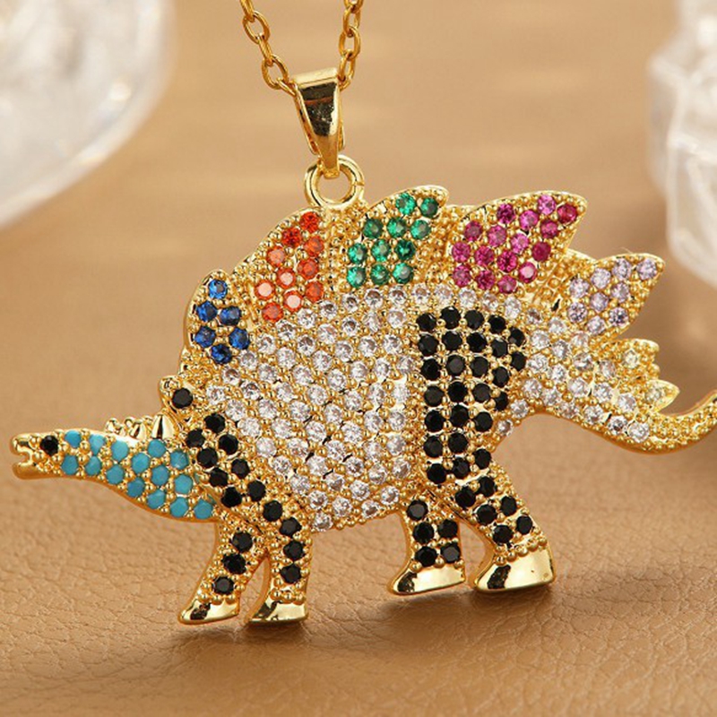 INS Designer Necklace Fashionable Snake Leopard Gold Plated Collar Necklace for Women Panther Animal World Zircon Diamond Clavicle Chain Necklace Jewe