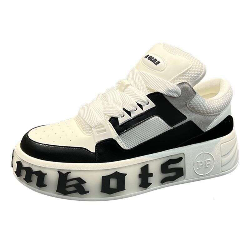 Personalized Fashion Comfortable Casual Campus Student Thick Soles Increase Board Shoes Male Versatile campus style