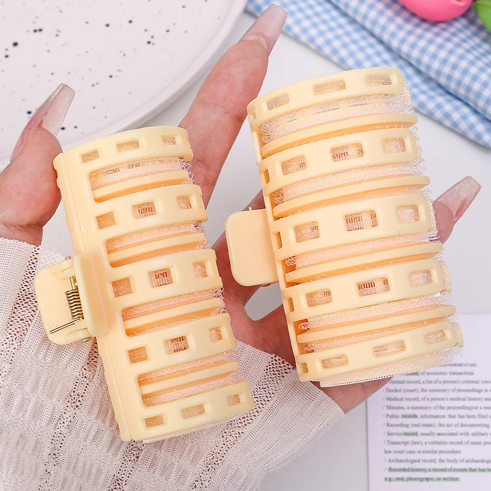 Random Color Spiral Bangs Curler Lazy Selfadhesive Curlers Portable Roller Curling Hair Styling Tool Makeup 260317