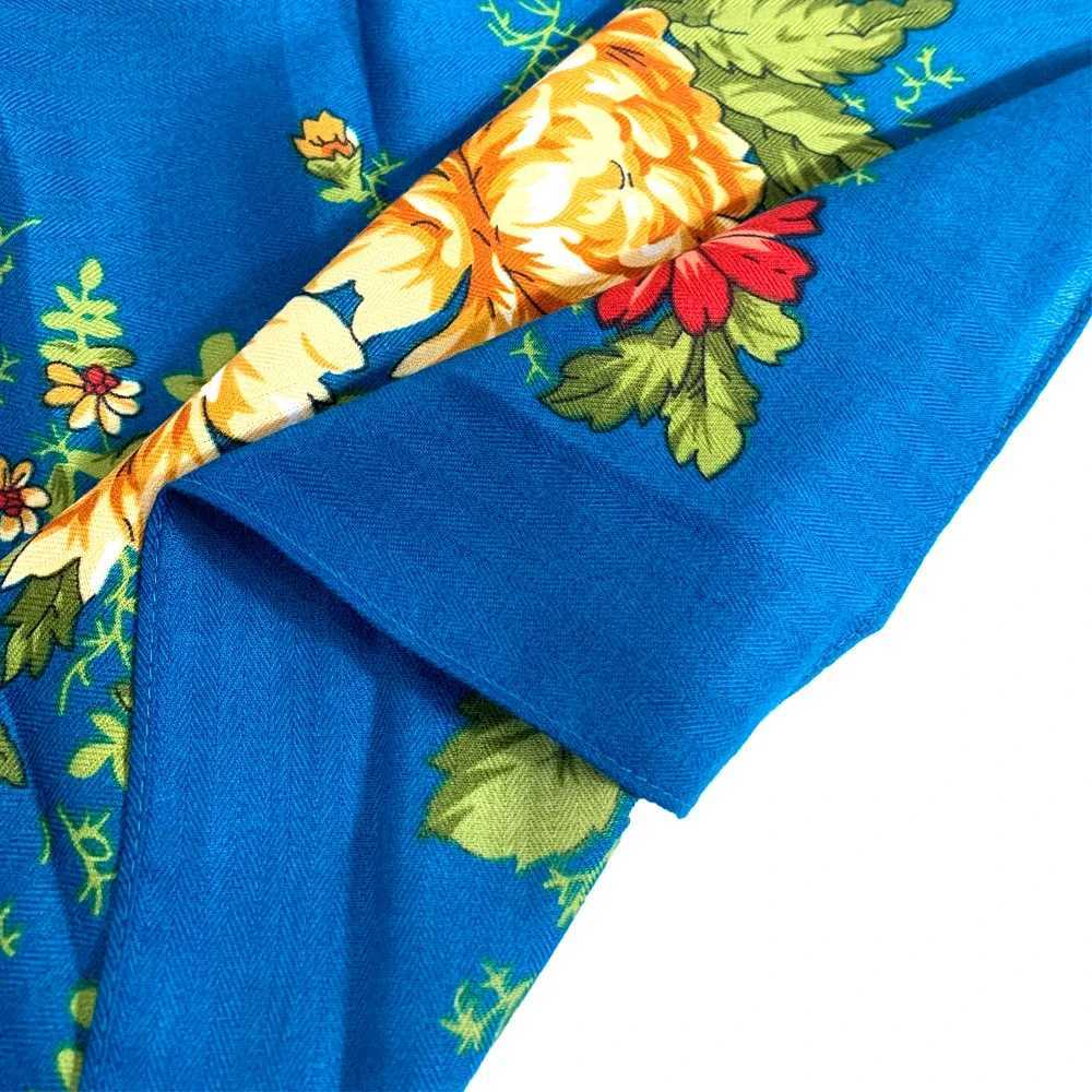 Russian Style Floral Print Square Scarf Wen Luxury Flower Printed Shawls and Wraps Lady Bandana Travel Sunshade Shawl Bufanda X260328