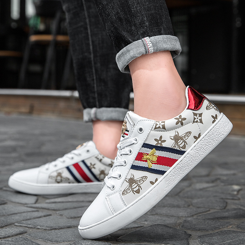 Cross-border new style breathable white sneakers, luxurious and fashionable, versatile and easy-to-match platform shoes, casual shoes, free shipping