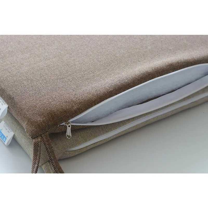 Linen Cushion Japanese Tatami Mat Comfortable Breathable Office Chair Cushion Bedroom Bay Window Living Room Floor Cushion H260330 - view 6