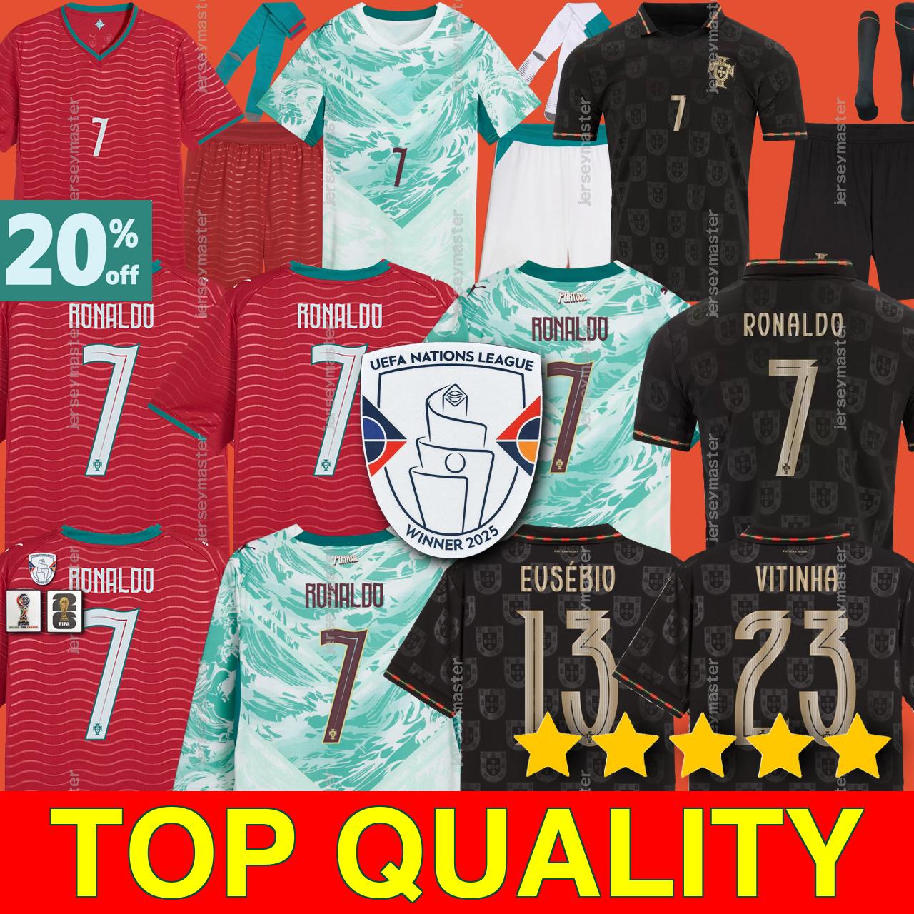 25 26 Portugal 2026 National Team Jerseys Featuring Top Players Like Ronaldo, Felix - Suitable for Fans of All Ages 324