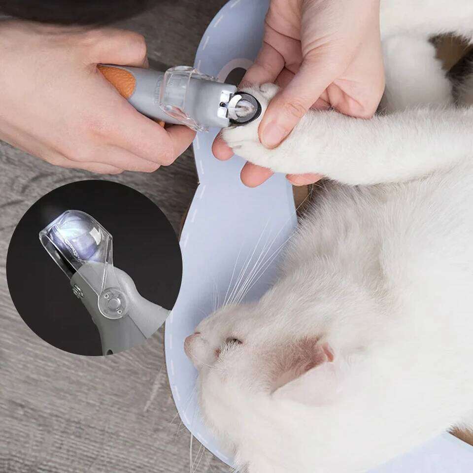 Professional With LED Light Cat Dog Clipper Tool Nail Toeclaw Cutter Scissors Pet Supply