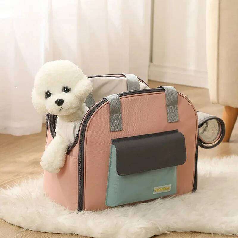Carrier Multifunctional Pet Cats And Dogs Comfortable Breathable Shoulder Bag Dog Backpack Puppy Handbag Weight4Kg Bamubi