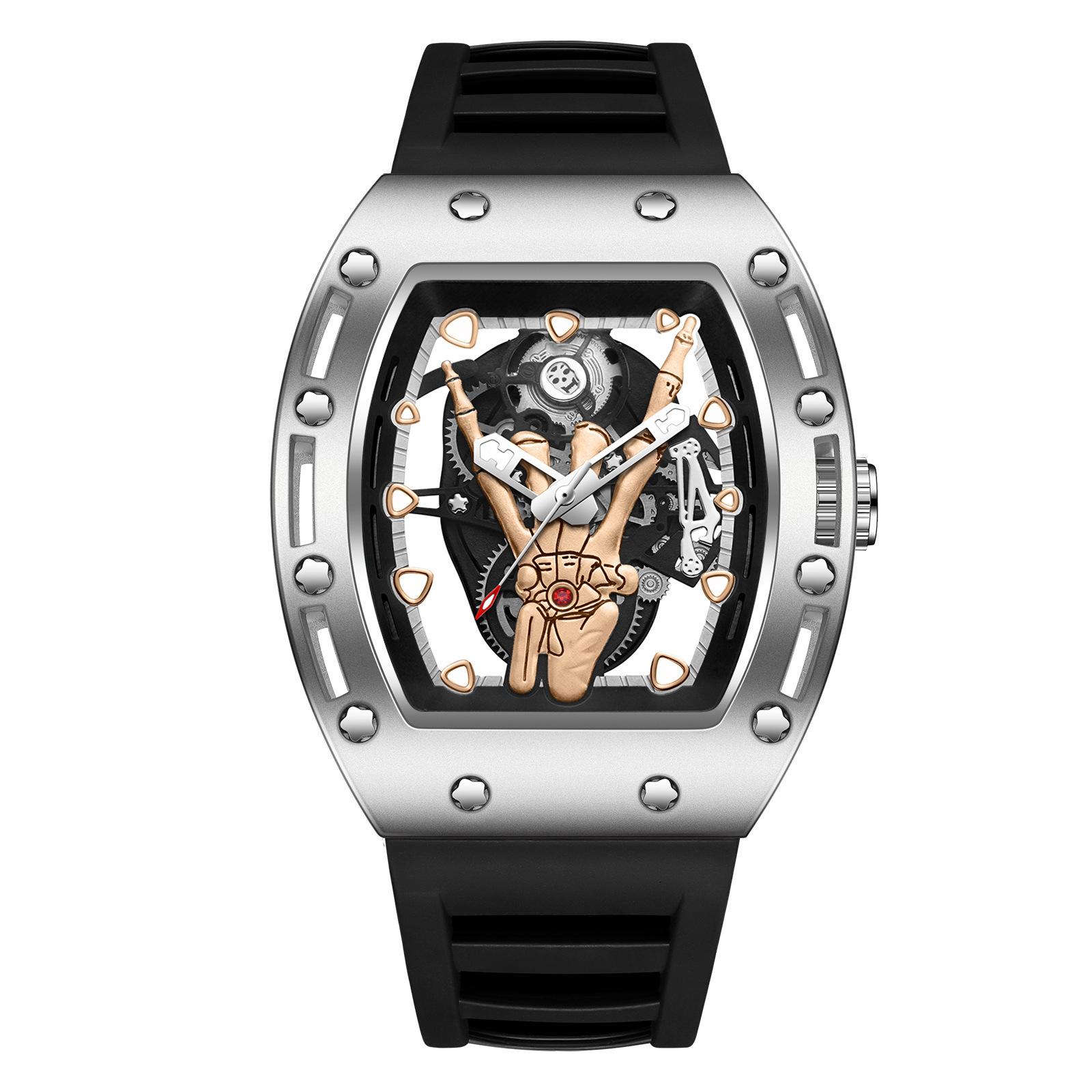 Watches Men Designer Modern Waterproof Quartz Stainless Steel Watch Band Casual Shock Horloge Cycling Reloj Hombre Homme Montre De Luxe