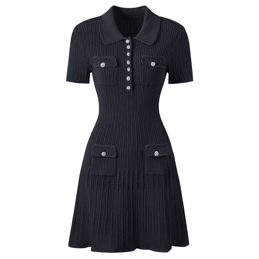 Summer and Autumn New Designer g25 Women's Casual Short sleeved Fragrant Concubine Skirt Knitted Short Skirt 2026