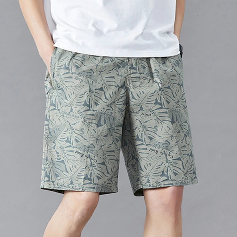 Mens Sweatpants Baggy Comfortable Shorts Male Casual Travel Outdoor Sports Bermuda Shorts Elastic Waist Y2K Print Half Pants 260327