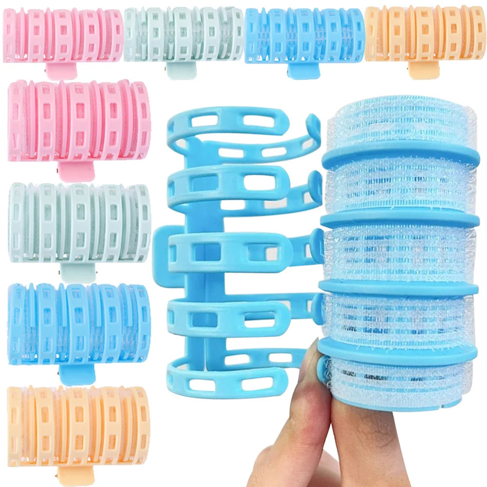 Random Color Spiral Bangs Curler Lazy Selfadhesive Curlers Portable Roller Curling Hair Styling Tool Makeup 260317