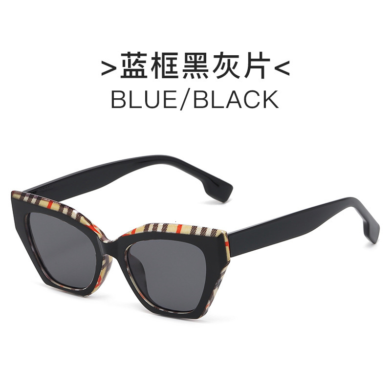 Luxury Brand Designer Sunglasses Fashionable New B-Brand Cat-Eye Small-Frame Avant-Garde European And American Light Luxury Sunglasses, Popular On Ins