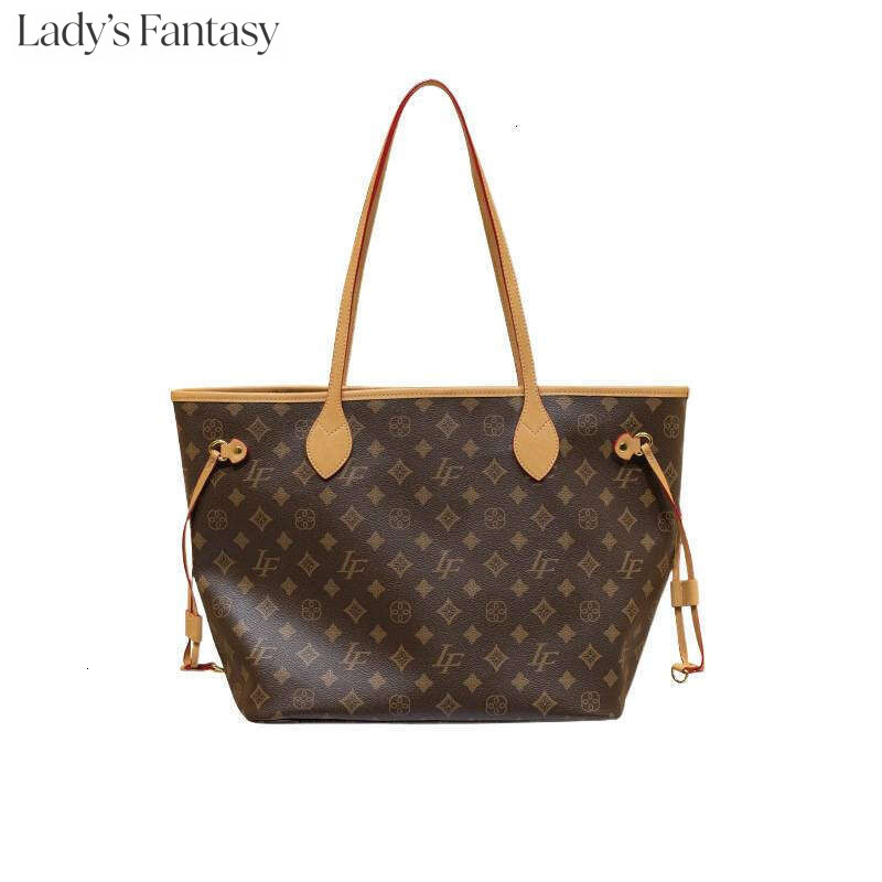 Lady's Fantasy Large Capacity Tote Bag for Women, Niche Single Shoulder Bag, New Autumn Winter Commuter Design,