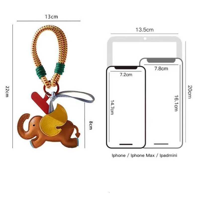 Cute and Playful Leather Dumbo Bag Pendant Bag Charm Bag Accessories School Bag Backpack Charm Z260330