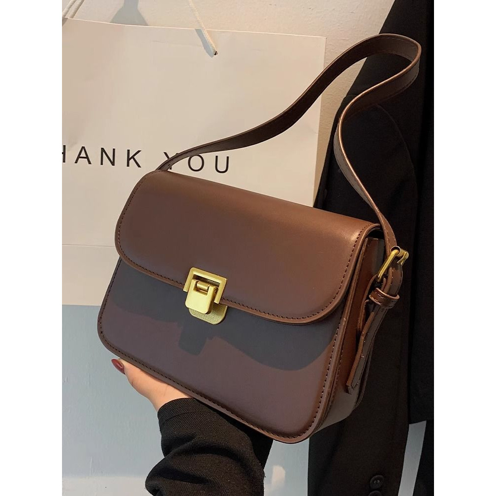 2025 New High-end Autumn/Winter Versatile Niche Crossbody Single-shoulder Small Square Bag, Women's Underarm Bag