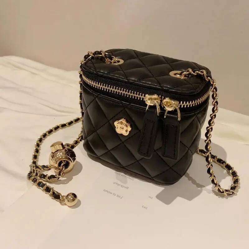 New Mini Camellia Lingeries Chain Box Small For Women Shoulder Crossbody Bag XIU LAI SI