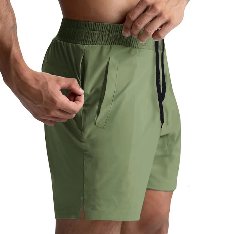 Running Shorts Men Gym Fitness Sport Shorts Quick Dry Workout Training Gym Fitness Jogging Short Pant Summer Training Shorts Men 260327
