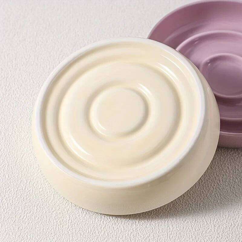 Ceramic Cat Slow Anti-choking Small Dog Food Bowl Pet Supply 26W0330