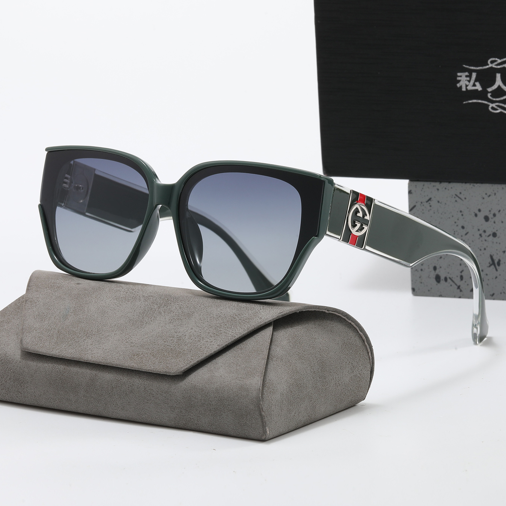 Luxury Brand Designer Sunglasses New Women's Sunglasses For Cross-Border Foreign Trade, Polarized, Uv-Protective, High-End, Suitable For European