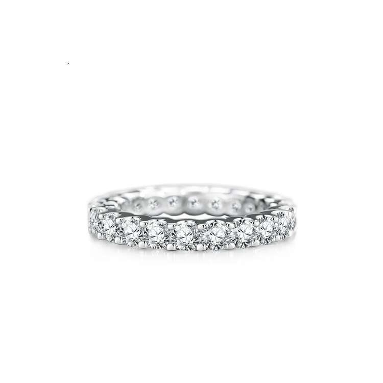 Ring Luxury Jewelry Exquisite Flower Shaped Adjustable Zircon Ring For Women High Carbon Diamond Radiant Ice Cut Zircon Wood Color Style Pure Silver E