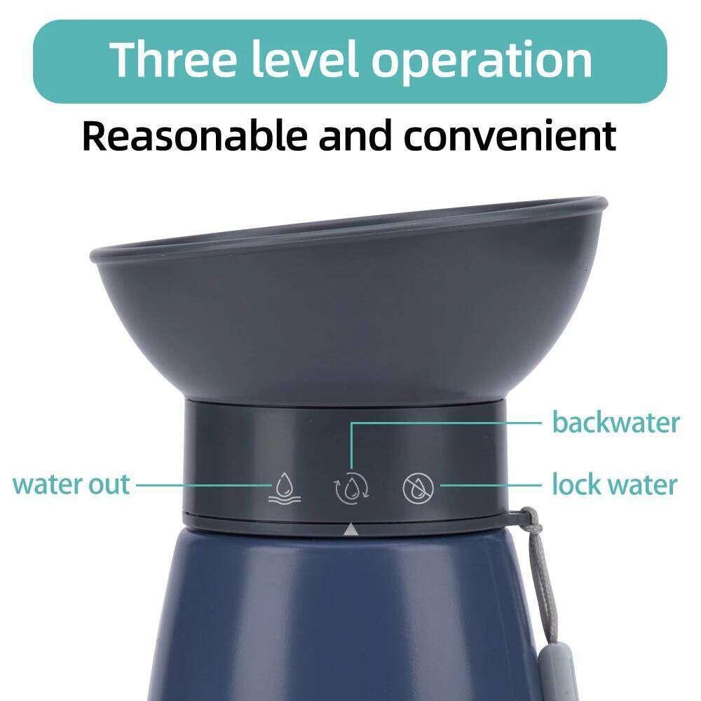 Pet Dog Water Bottle Hiking Puppy Portable Leakproof Drinking Bowls for Small Medium Big Dogs Cats Chihuahua Bulldog Supplies