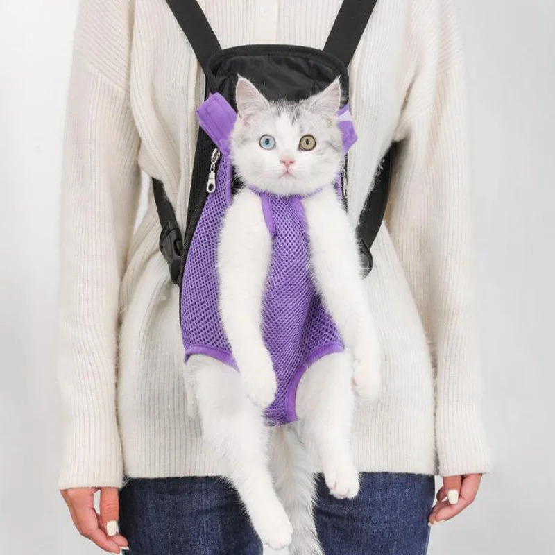 Adjustable Cat Bag Pet Double Shoulder Backpack Portable Bag Outdoor Travel Camping Hiking Cat Bag Dog Bag 260316