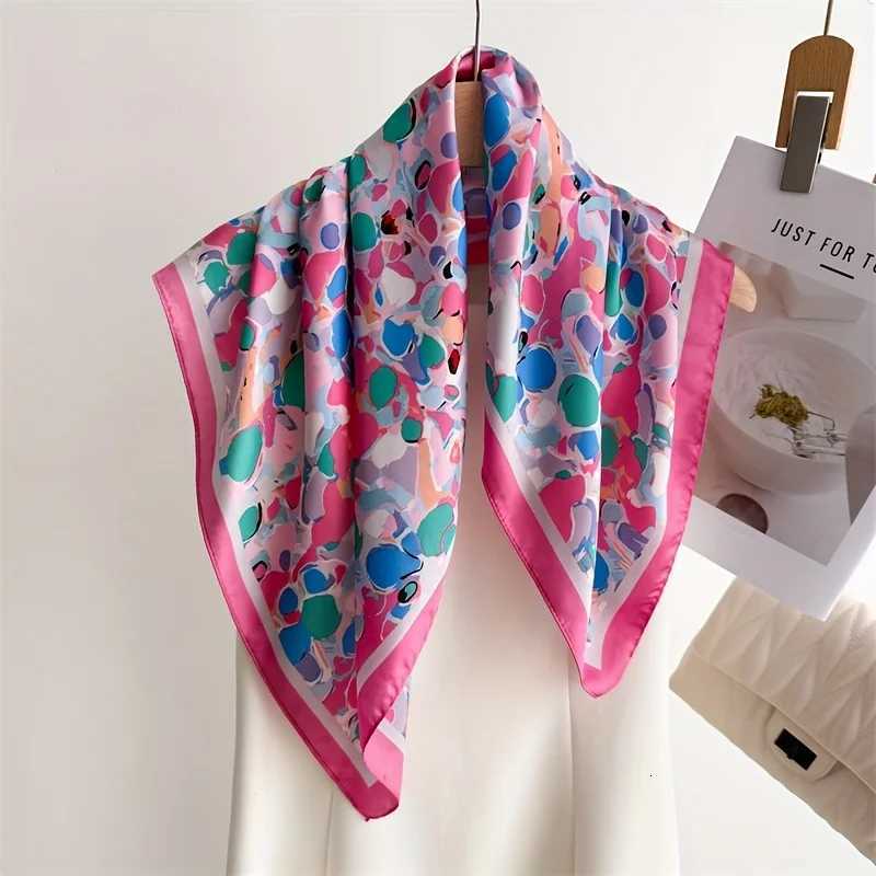 Fashion Wens Scarf Premium Imitation Silk Playf Polka Dot Print Lightweight Neck Scarf for Work Weekend Wear X260328