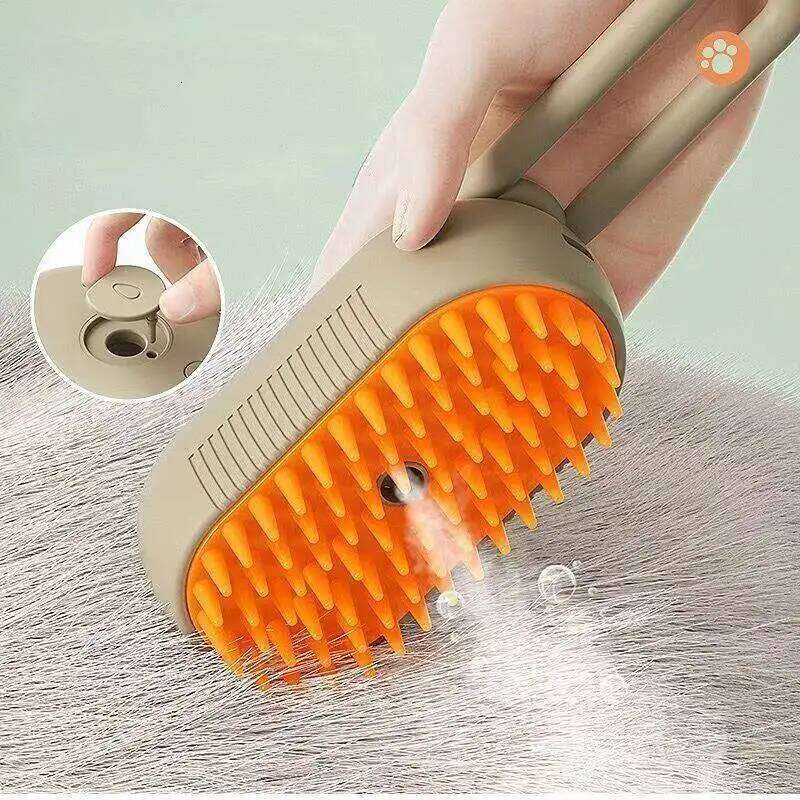 1~2pcs Steam Cat Pet 3-in-1 Massage Dog Steamy Brush Spray Beauty Tangled and Loose Hair Removal Cats Grooming Comb Dogs