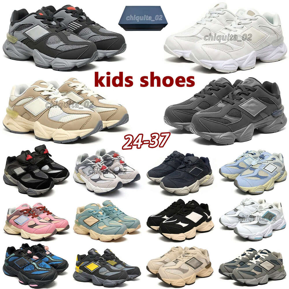 Kids Sneakers Toddler Designer Shoes Boys Girls Children Sport Shoe Toddler Shoes Mesh Youth Running Sneakers Casual Trainers Leather Sliver Grey Ecru Size 24-37
