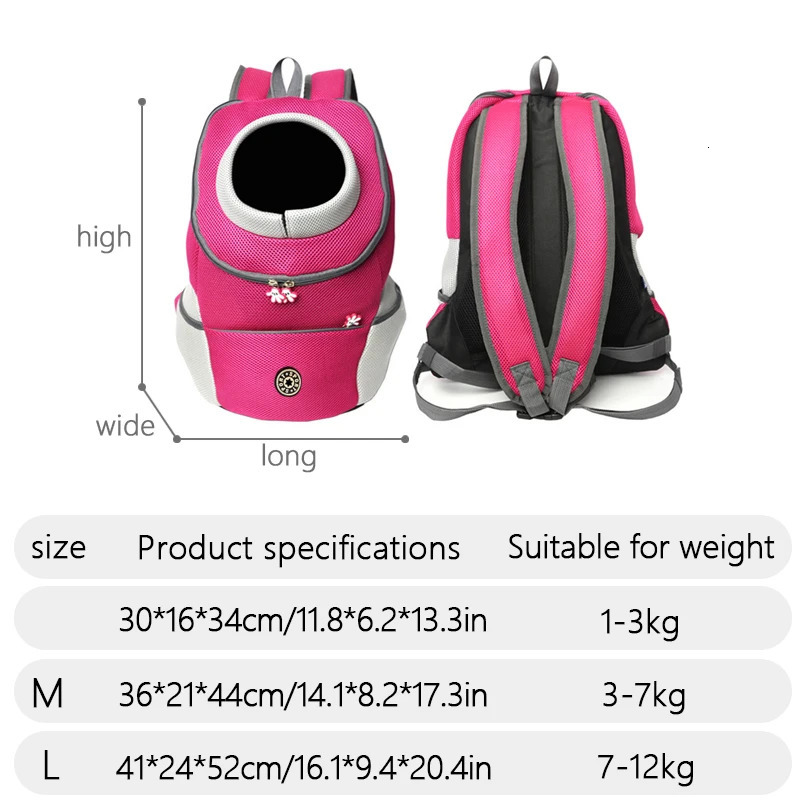 Double Shoulder Portable Outdoor Pet Bag For Dogs Travel Breathable Dog Bag Outdoor Dog Bag Pet Carrying Supplies 260316