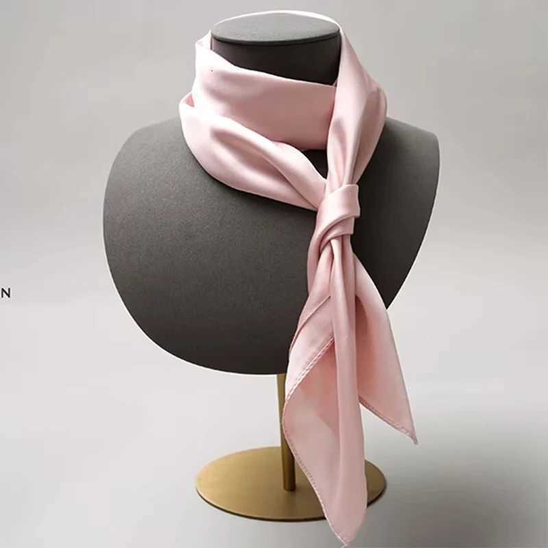 70Cm 100 Mulberry Silk Scarf Women Square Scarves Bandana Wrap Kerchief Mulberry Spring Fashion Luxury Headband Hijab Shawls Z260330