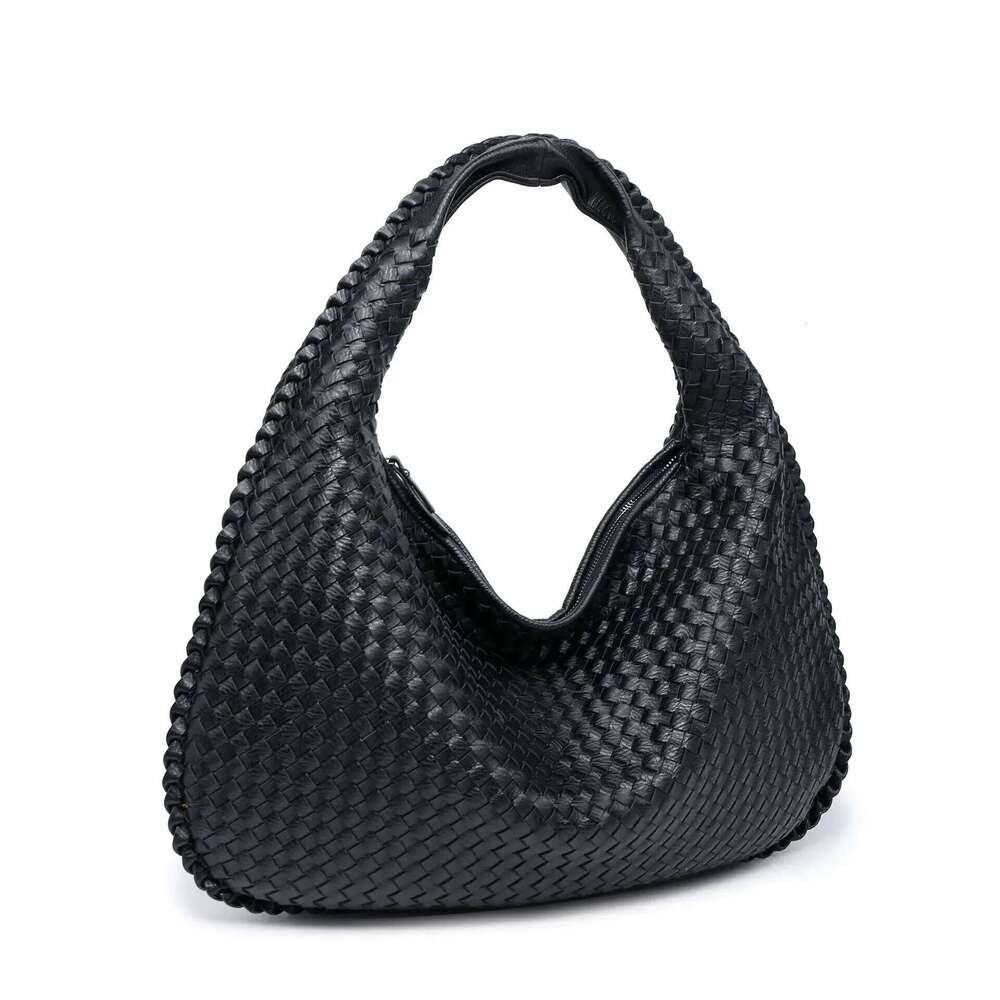 Daily Handbags Woven Pu Leather Fashion Designer Messenger Tote High Quality Lightweight Travelling Women S Bags