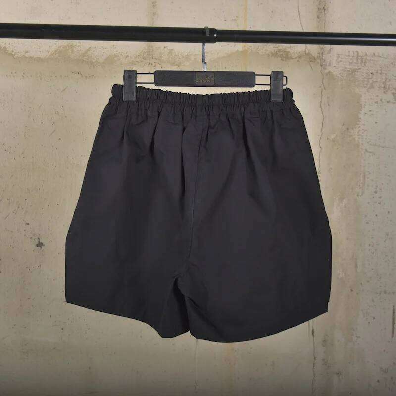 Ro25 Dark High Street Men's Quarter Pants Zipper Drift Straps Summer Casual Split Versatile Shorts Retro
