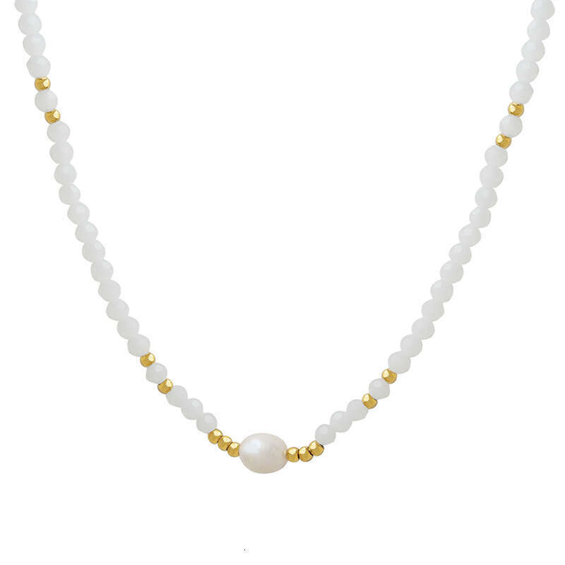 French Elegant Freshwater Pearl Necklace for Mothers, Best-Selling Holiday Gift, Light Luxury Accessory