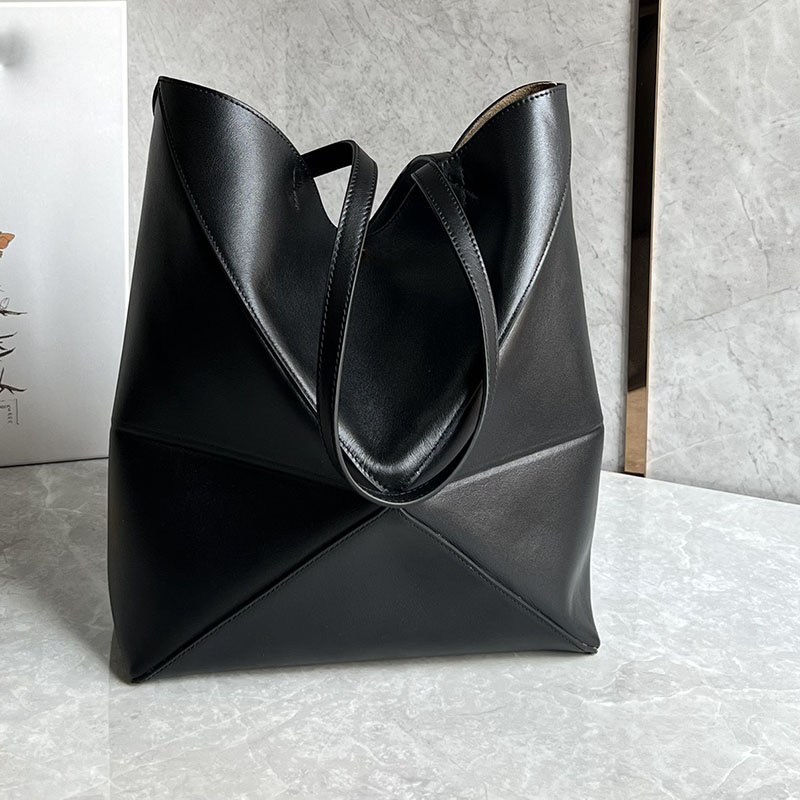 High Quality Designer Bag New All Tote Bags Stylish Woman Geometric Puzzle Tote Genuine Leather Womens Bag Transformable Light Single Shoulder Handbag
