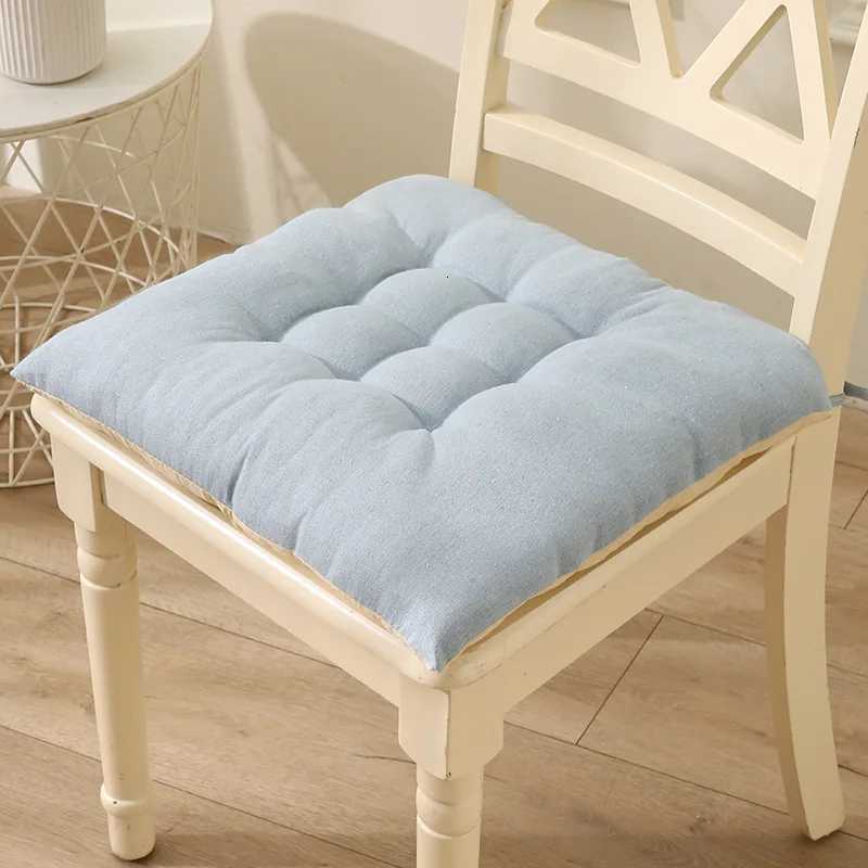 Comfortable Dining Chair Seat Cushion Solid Color Thicken Round/square Cotton-Linen Cushion for Student Office 30/40/45CM NEW H260330 - view 7