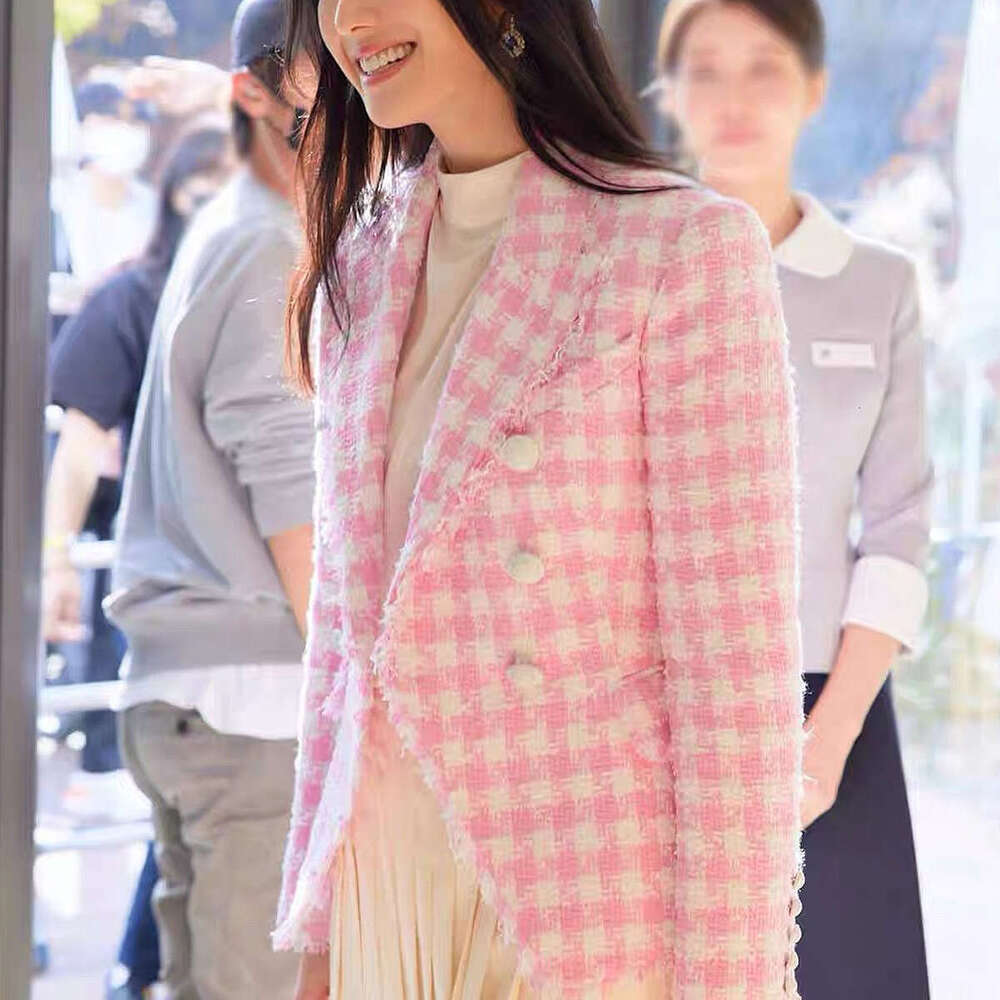 Spring and Autumn New Designer Fashion Women's Classic Brand e22 Same Style Women's Wool Jacket 2026