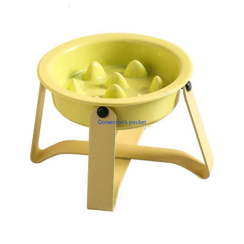 Slow Ceramic dog slow food Cervical spine cat bowl 26W0330
