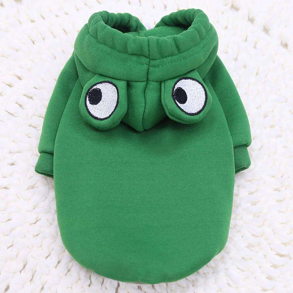 Pet Dog Cosplay Costume For Small Medium Dogs Cats Cute Adjustable Puppy Hooded Clothing With Elastic Chihuahua Bulldog Outfits