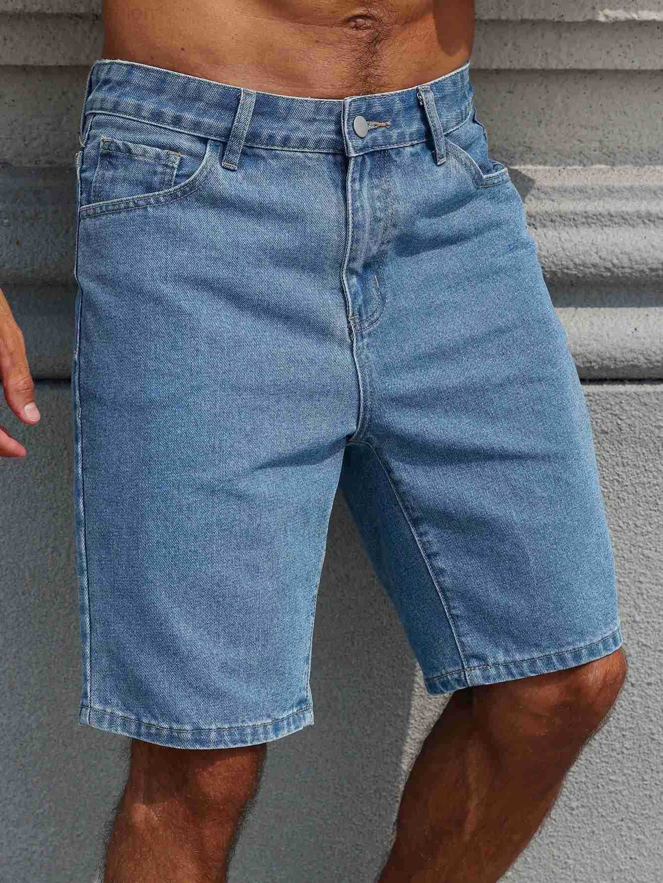 Mens summer denim shorts A common item in summer Simple in style Suitable for casual outings and trips H260330