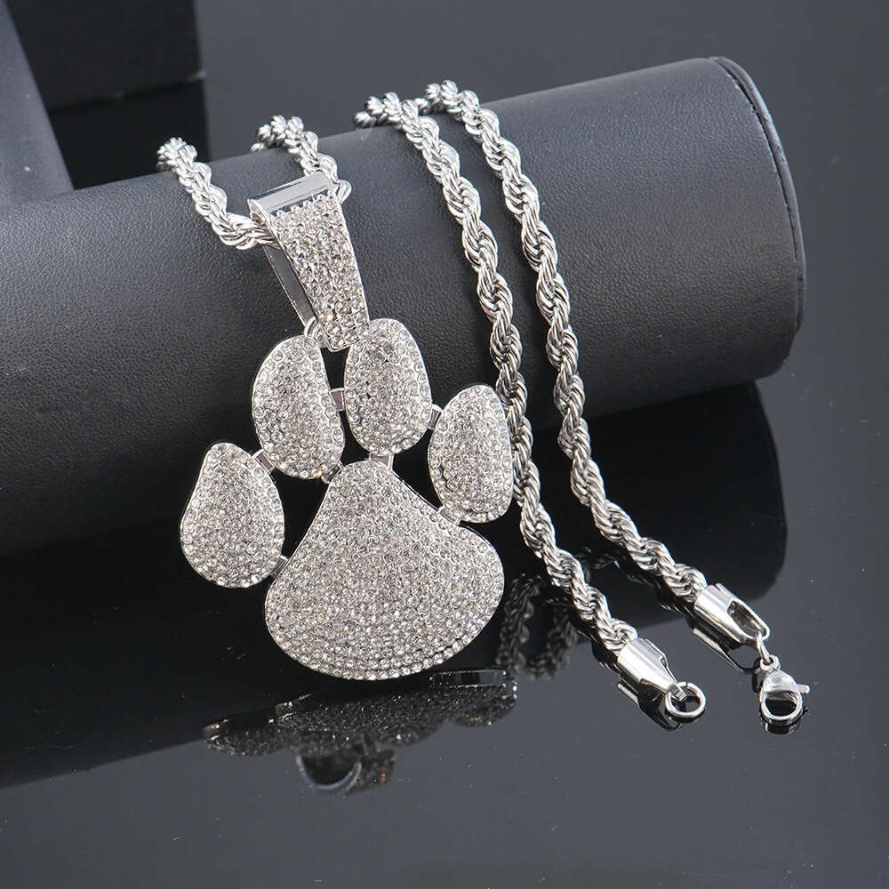 Niche New Pendant Street Hip-Hop Full Diamond Personalized Symbol Money Bag Cuban Necklace Custom Made By Manufacturer