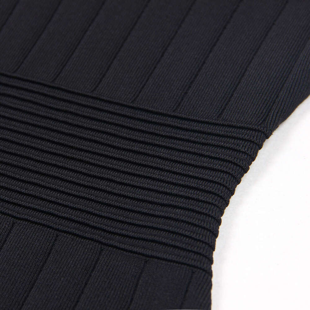 Summer and autumn new designer European and American fashionable high-quality knitted X21 lapel slim fit women's short sleeved dress