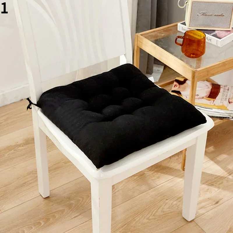 35x35cm Thicken Sanded Seat Cushion Chair Cushion Kitchen Office Decoration Computer Cushion Tied To The Seat Chair Decoration H260330 - view 3