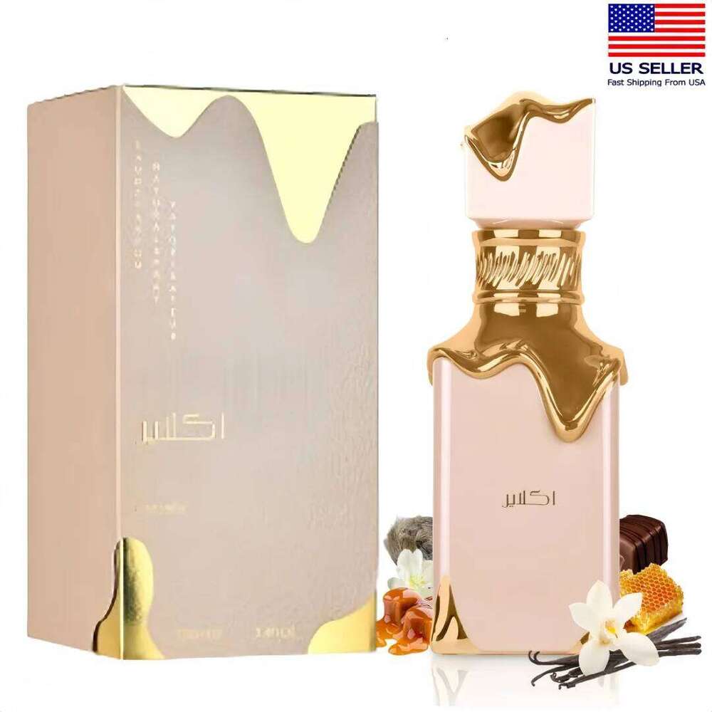 New Eclaire 100ml Long Lasting Women's Perfumes Ice Cream Arab Perfume Gift For Women EDP Spray Pheromone Fragrance 26Y0330