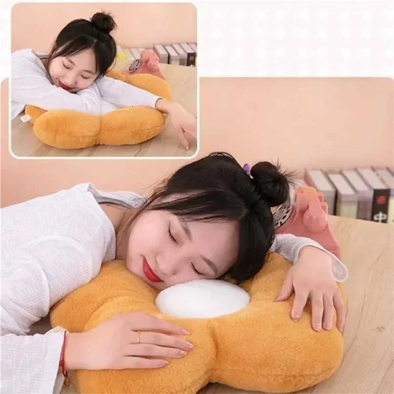 35cm Colorful Flowers Plush Cushion Cute Soft Sunflower Pillows Stuffed Toys for Girls Home Decorations Bedroom Office Supplies H260330 - view 5