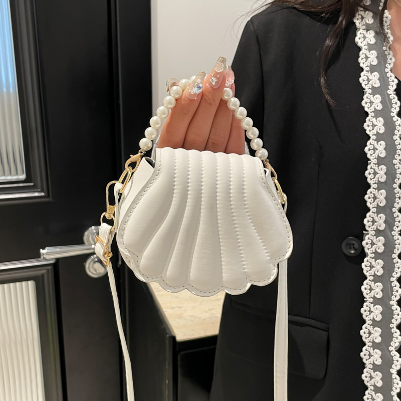 Free Shipping High Value Beautiful Trendy Personality for Women 2025 Spring Summer New Fashion Single Shoulder Simple Versatile Crossbody Shell Bag