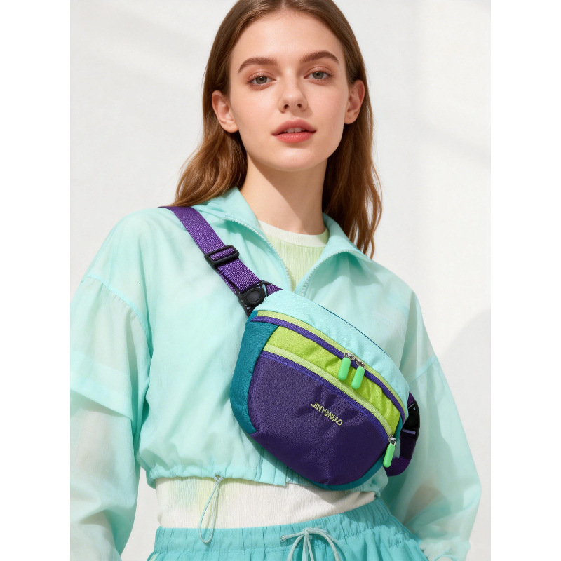 Wholesale Fashionable Outdoor Lightweight Crossbody for Women 2026 Model Large Capacity Trendy Casual Portable Shoulder Bag