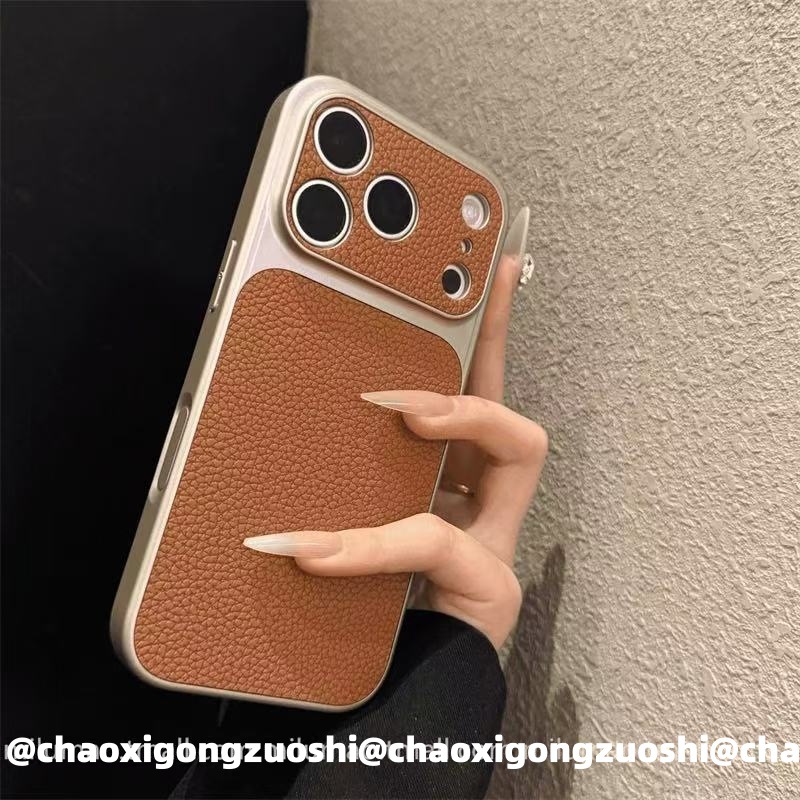 Premium Litchi Texture Shockproof Phone Case For iPhone New Style For Men And Women