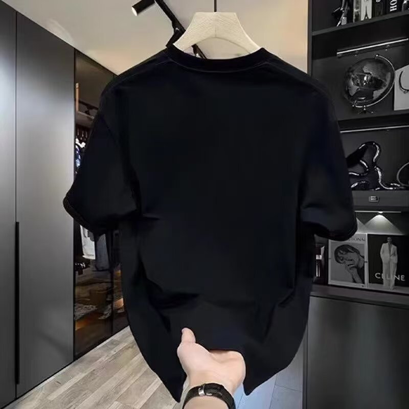 Men's New Short-sleeved T-shirt Designer Short-sleeved Shirt Fashion And Simple Half-sleeve Top Loose And Casual Fashionable Brand T-shirt