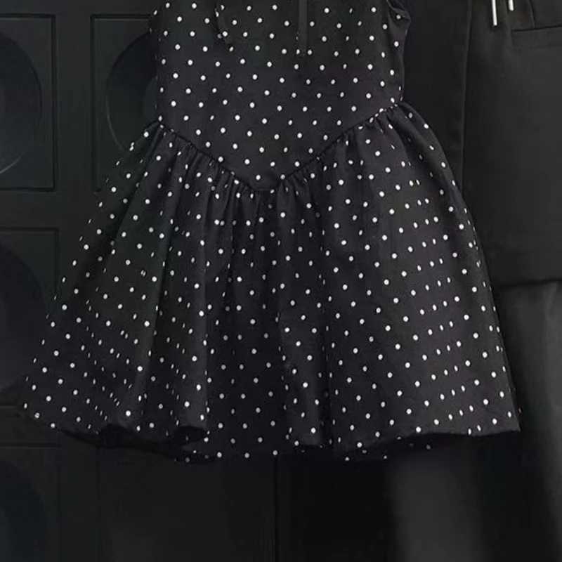 Summer New Polka Dot Girls Dress Baby Kids Clothing 2025 Stylish and Elegant Princess Baby Dress for GirlsT260330